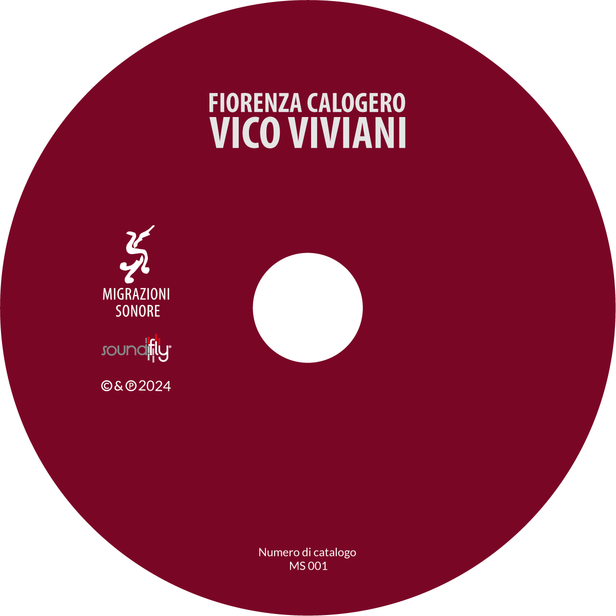 Label album Vico Viviani di Fiorenza Calogero